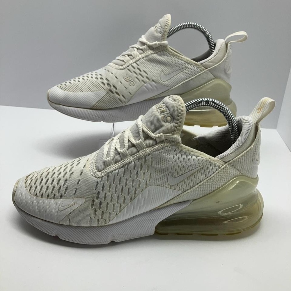 Nike Air Max 270 27C – White – Size 6.5 YOUTH ( Woman's Size 8)